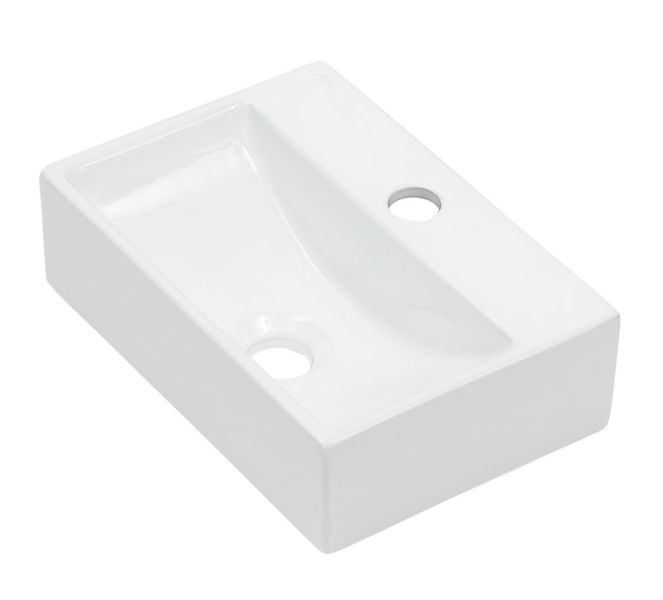 Накладная раковина Melana A301-803 36см белый