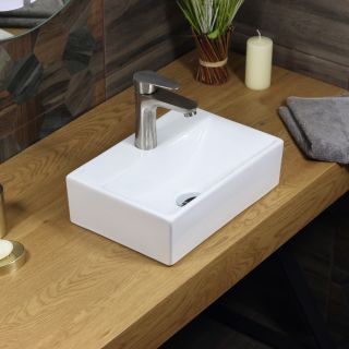 Накладная раковина Melana A301-803 36см белый