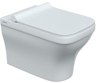 Комплект Berges 4в1 042452: инсталляция NOVUM кнопка L1 белая унитаз Strati Rimless сиденье Strati Slim SO