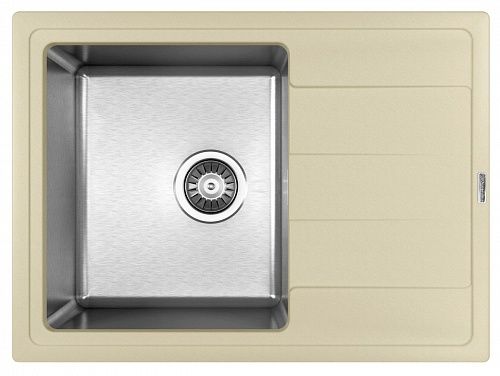 Кухонная мойка Florentina Комби 650 шампань