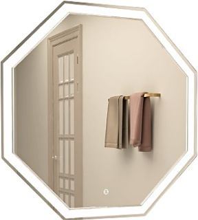 Зеркало с подсветкой Art&Max Argo 80см AM-Arg-800-800-DS-F