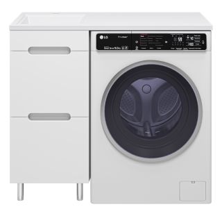 Напольная тумба под раковину Misty Байкал 40см белый