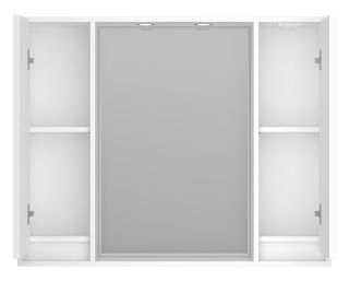 Зеркальный шкаф с подсветкой Brevita Balaton BAL-04100-01-011 100см белый