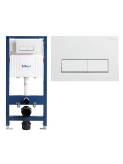 Инсталляция для унитазов BelBagno BB-101-M-BR в комплекте с кнопкой смыва