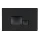 Кнопка смыва BelBagno BB074NERO , чёрная матовая