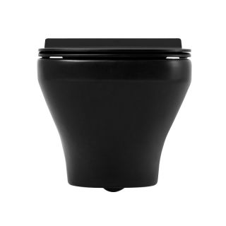 Подвесной унитаз BelBagno Sela чёрный матовый BB3201CHR-MB