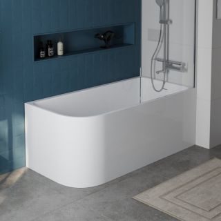 Акриловая ванна BELBAGNO BB712-1700-730-R 170x73 см 