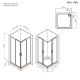 Душевой уголок Am.Pm Gem W90G-403-9090MT 90x90 см без поддона хром матовый