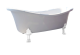 Ванна из искусственного камня Фэма Стиль Габриэлла на опорах белых  187x84 см