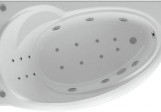 Акриловая ванна АКВАТЕК Бетта 150x95 см левая без гидромассажа