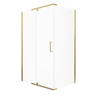 Душевой уголок Triton Терра-Голд Щ0000073934 120x90 см профиль золото стекло прозрачное