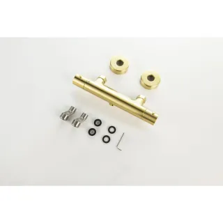 Смеситель для душа Aquatek Европа AQ1363BG шлифованное золото