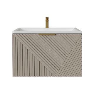 Тумба под раковину Grossman Блисс 107051 70 см подвесная цвет бежевый