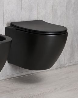 Унитаз подвесной Gid Bm2198 62226Y черный матовый 49x36x35.5