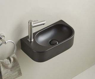 Раковина Gid Bm9274R 62204R подвесная черная матовая 40x21.5x12