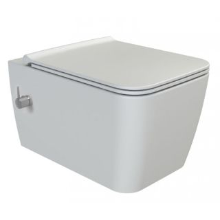 Подвесной унитаз Boheme Zen с функцией биде белый глянец 967-2