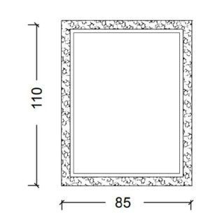 Зеркало Boheme Rose золото 548