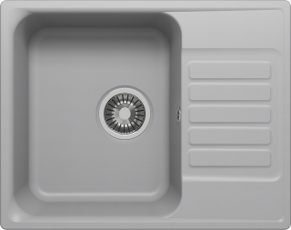 Мойка кухонная Polygran Quartz Bond-600 688292 дым