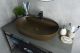 Раковина Gid Br1346 53342 накладная коричневая матовая 61x41x14