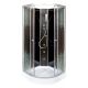 Душевая кабина Deto L 801 N с гидромассажем BLACK 100х100х200 см