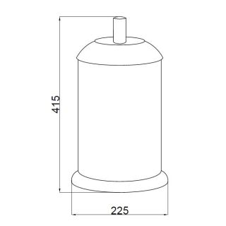Ведро Boheme Murano Crystal золото 10914-CRST-G