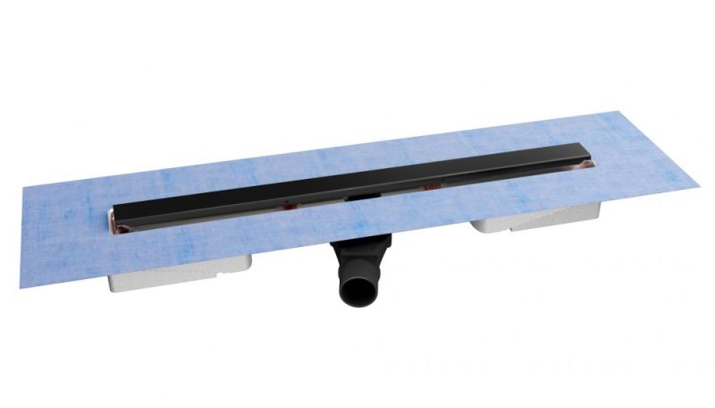 Душевой лоток Berges C1 Norma 095136 50см чёрный матовый