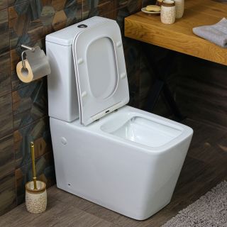 Унитаз-компакт Melana MLN-310306 безободковый белый