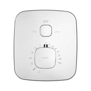 Встраиваемый смеситель Swedbe Platta 9031 термостатический подключение на два выхода хром