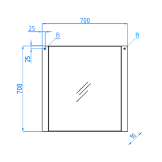 Style Line Зеркало Лотос ЛС-00000487