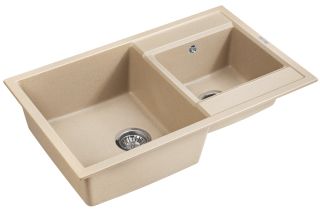 Мойка кухонная Paulmark Tandem PM238250-QU кварц