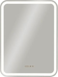 Зеркало-шкаф с подсветкой ArtMax Platino AM-Pla-600-800-1D-R-DS-FC-H-T-Grey 60 см серый матовый