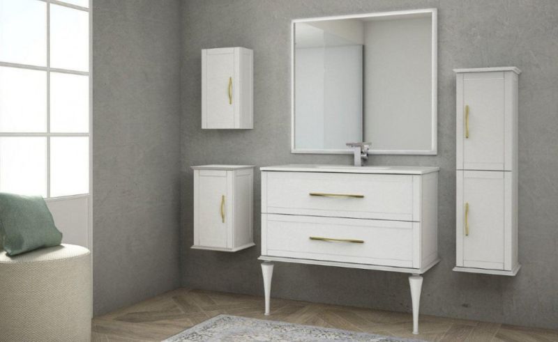 Тумба под раковину Cezares 100x55 Bianco opaco Tiffany 54951