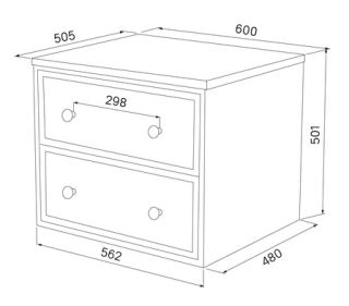 Тумба подвесная IDDIS Torr TOR60DBi95K со столешницей 60см тёмно-серый