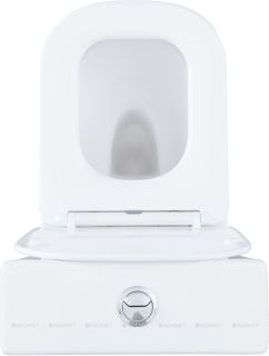 Унитаз-компакт Aquanet Fine Rimless FINE-C Soft Close 273786 белый