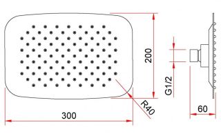 Душевой комплект Berges Ventas 3O хром 073009