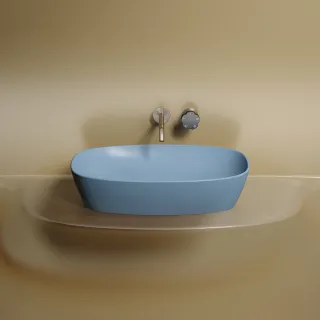 Раковина Ceramica Nova Element CN6049ML 60см голубой матовый