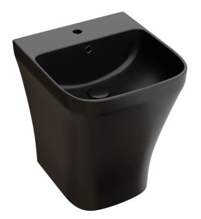 Подвесная раковина Ceramica Nova Dion CN6067MB 36см чёрный матовый