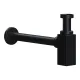 Сифон для раковины Ceramica Nova 70002MB с мокрым затвором чёрный матовый