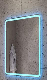 Зеркало Cezares 600x800x30мм со встроенной разноцветной подсветкой RGB и сенсорным выключателем CEZARES CZR-SPC-MC-600-800-RGB-TCH