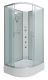 Душевая кабина Niagara NG-33394-14RBKG с гидромассажем 130x90см серебро/матовое