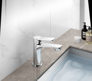 Смеситель для умывальника хром RUSH Haiti (HA1935-11)