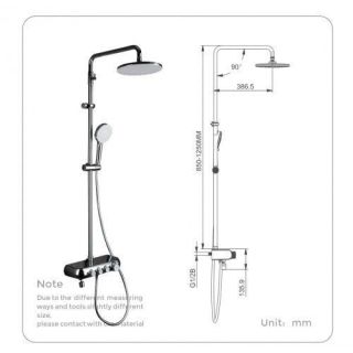 Душевая стойка Gappo G2495 хром