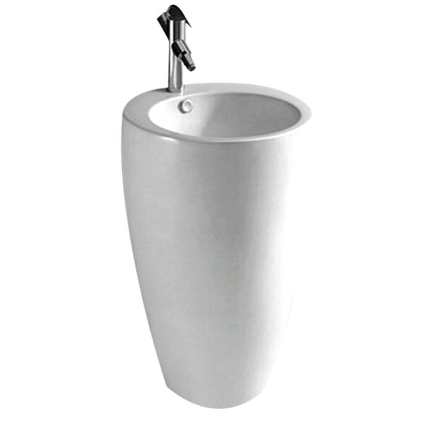 Напольная раковина Melana B133-805 50см белый