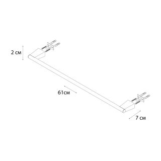Полотенцедержатель FIXSEN TREND GOLD трубчатый  (FX-99001)