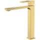 Смеситель для раковины DQ высокий Dortmund мат.золото (DA1712007)