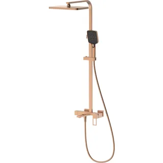 Душевая система DQ Dortmund DA1713733 320x210 мм, со смесителем, розовое золото матовый