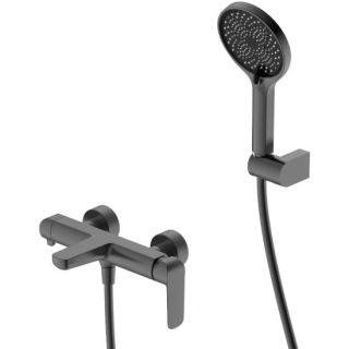 Смеситель для ванны с душем DQ D?sseldorf короткий излив графит (DA1723206)