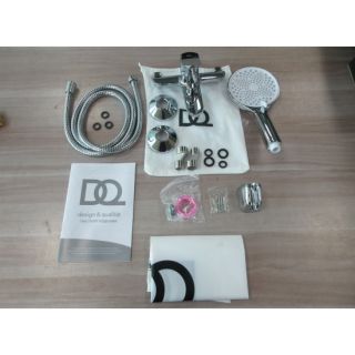 Смеситель для ванны с душем DQ Leipzig короткий излив хром (DA1763201)