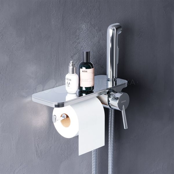 СМЕСИТЕЛЬ С ГИГИЕНИЧЕСКИМ ДУШЕМ «DAMIXA» JUPITER 773500001 ХРОМ