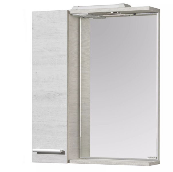 Зеркальный шкаф Акватон Ронда 60см дуб сомерсет 1A205102RSC2L